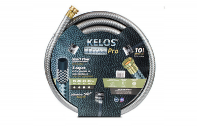 MANGUERA DE JARDÍN KELOS TITAN PRO 5/8" 15,20,25,30m MANGUERA DE JARDÍN KELOS TITAN PRO 5/8" 15,20,25,30m